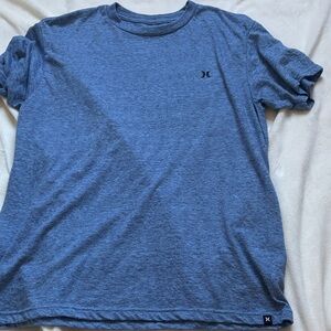 Hurley Men's Heather Blue Short Sleeve Tee